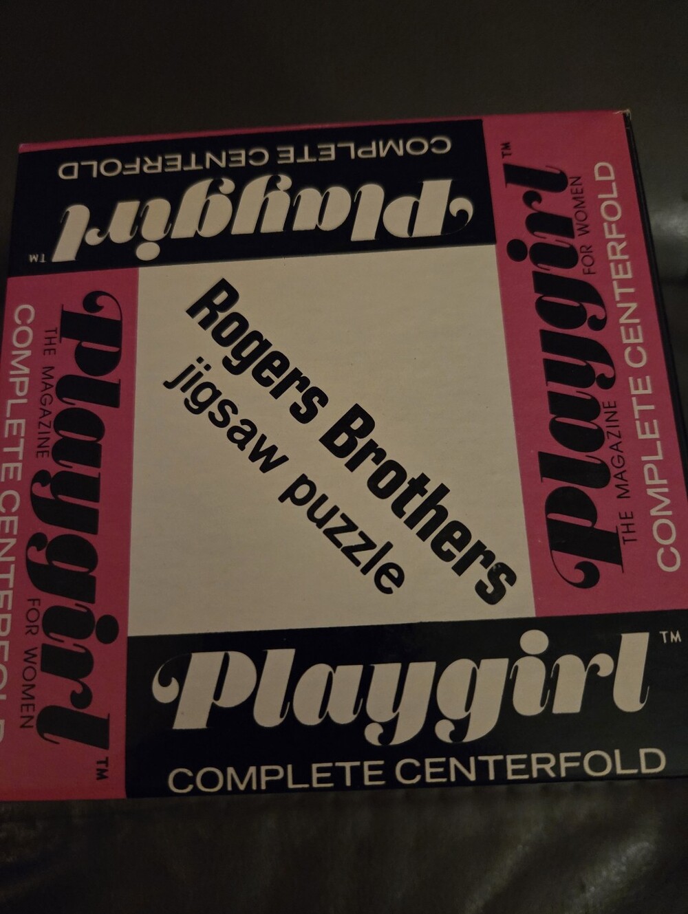 Vintage Playgirl 1974 RARE Pager Ind. Rogers Brothers Jigsaw Puzzle w/Centerfold